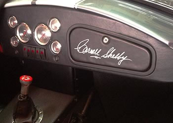 Factory Five Cobra Kit Car Dash, Carol Shelby